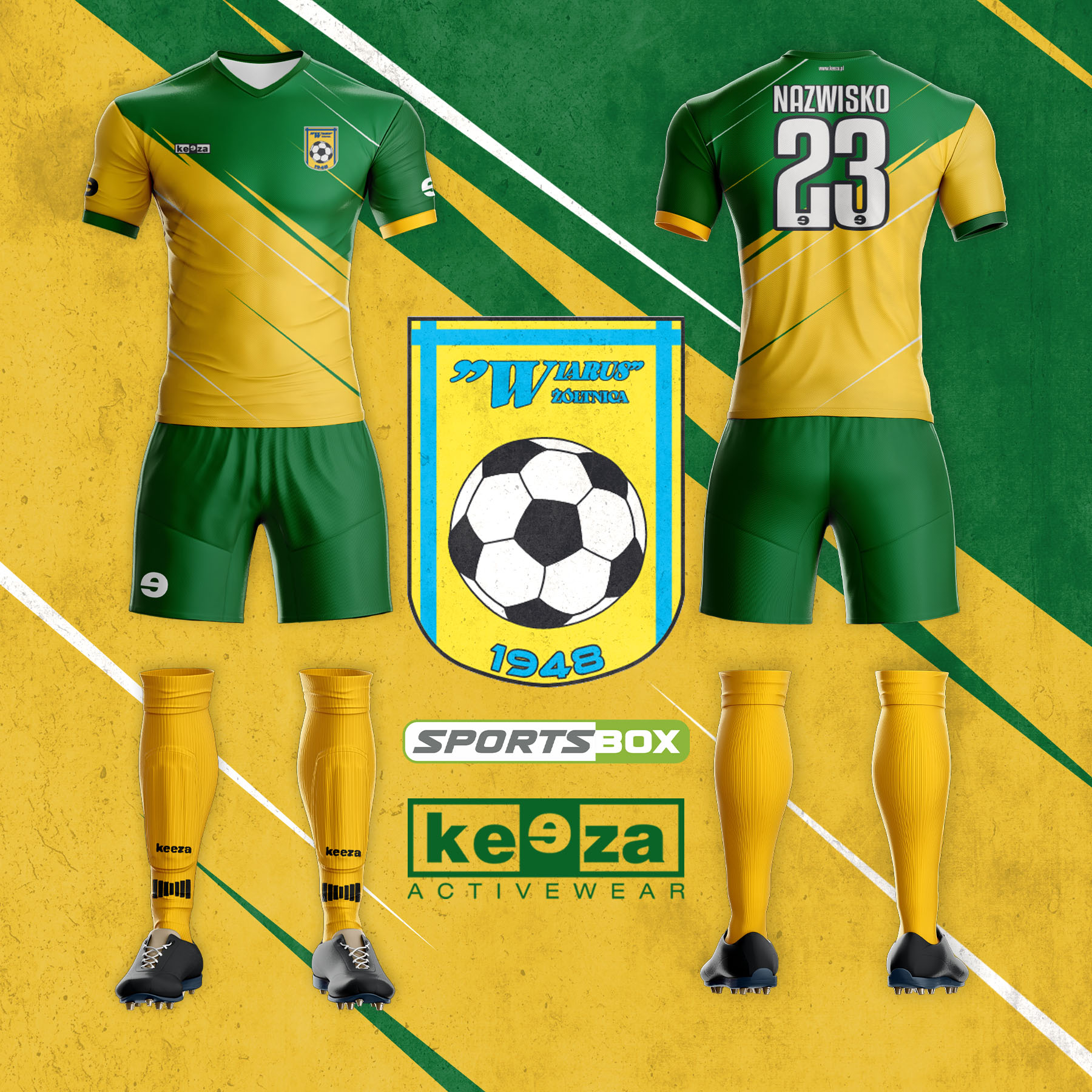 Wiarus Żółtnica – komplet meczowy